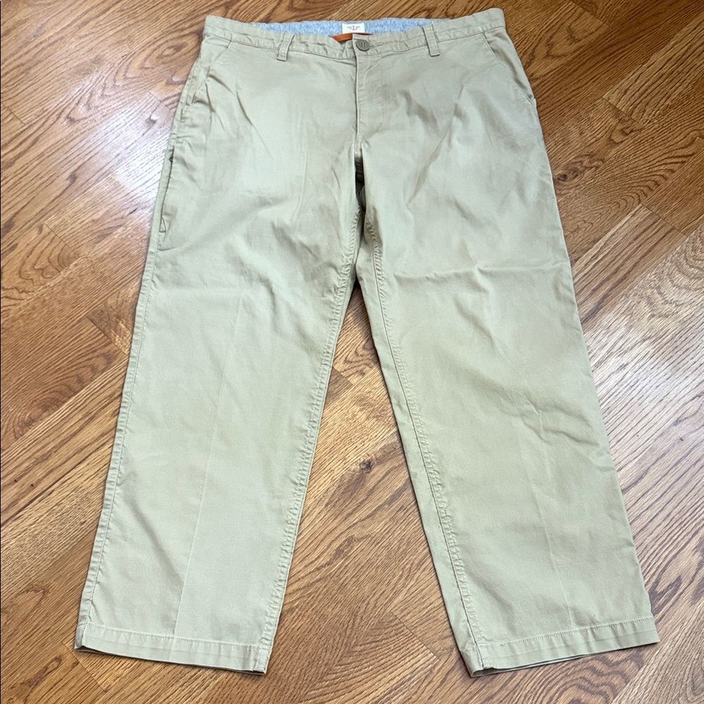 Dockers Men’s Straight Fit Khaki Pants Size 36x30 Comfort Stretch Cotton Blend